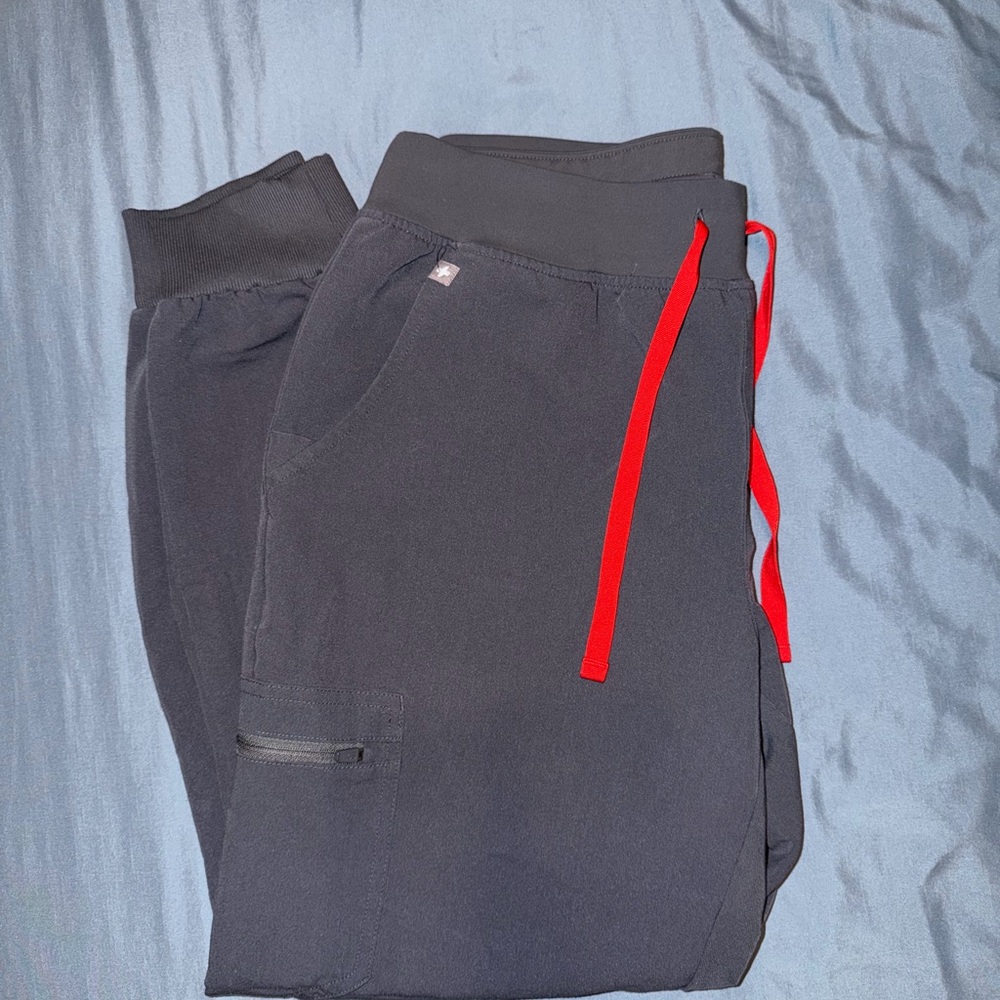 Figs Joggers with Red Drawstrings